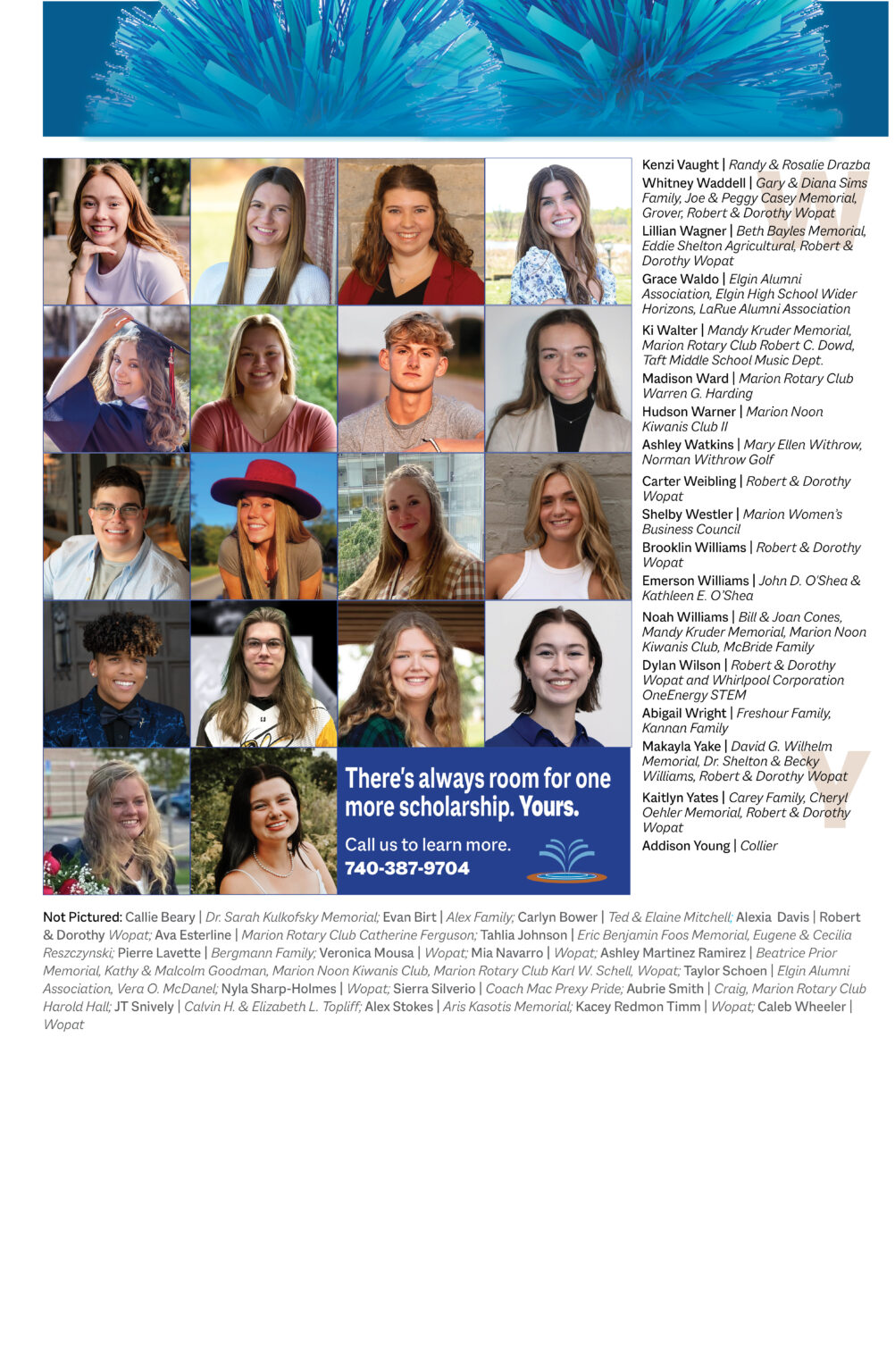 2024 Scholarship Recipients - Marion Community Foundation